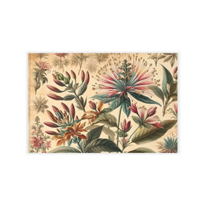 Vintage Flowers Wall Decals – Chic Polyester - Dipaliz - Home Decor