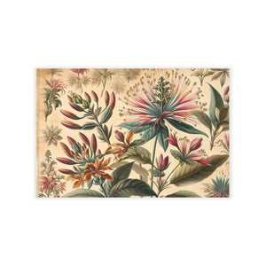 Vintage Flowers Wall Decals – Chic Polyester - Dipaliz - Home Decor