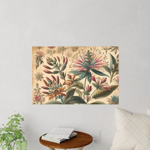 Vintage Flowers Wall Decals – Chic Polyester - Dipaliz - Home Decor