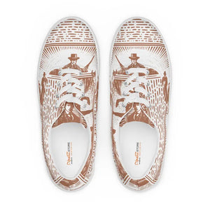 Vintage Newspaper Canvas Shoes Retro Street Style Sneakers Dipaliz