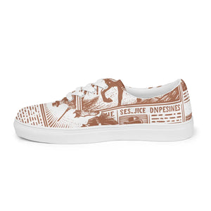 Retro Vintage Newspaper Canvas Shoes - Street Style - Dipaliz - Sneakers