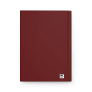 Vintage Ornate Red Gold Hardcover Journal - Deep Garnet - Dipaliz - Journals