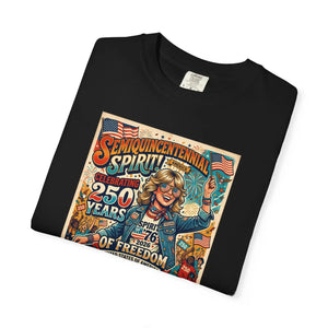 Vintage Patriotic T-shirt, ?250 Years of Freedom’ Americana Spirit Tee - T-shirts - m