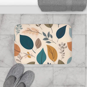 Muted Colors Bath Mat - Plush Microfiber Vintage Retreat - Dipaliz - 24’’ × 17’’ - Mats & Rugs