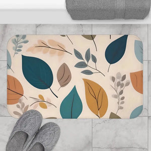 Muted Colors Bath Mat - Plush Microfiber Vintage Retreat - Dipaliz - 34’’ × 21’’ - Mats & Rugs