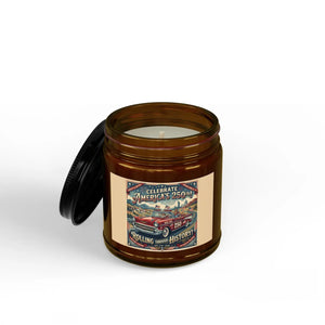 Vintage Route Soy Candle – 250th Amber Jar - Dipaliz - Candles
