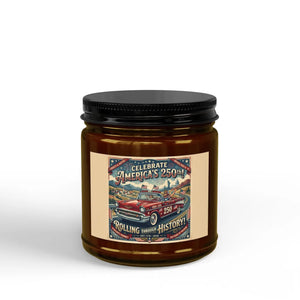 Vintage Route Soy Candle – 250th Amber Jar - Dipaliz - Candles