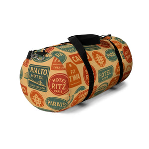 Vintage Travel Duffel - Stylish Overnight Bag - Dipaliz - Bags