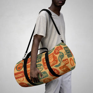 Vintage Travel Duffel - Stylish Overnight Bag - Dipaliz - Bags