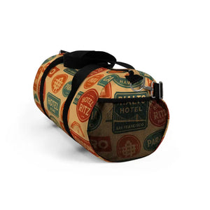 Vintage Travel Duffel Bag - Retro Style Weekend Getaway - Dipaliz - Bags