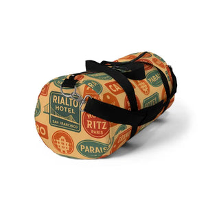 Vintage Travel Duffel Bag - Retro Style Weekend Getaway - Dipaliz - Bags
