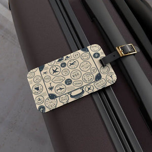 Premium Vintage Style Travel Luggage Tag - Bold & Durable - Dipaliz - 2.4’’ × 4’’ - Tags