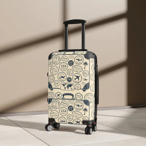 Vintage Travel Suitcase Vibrant Colors Unique Gift - Dipaliz - Suitcases