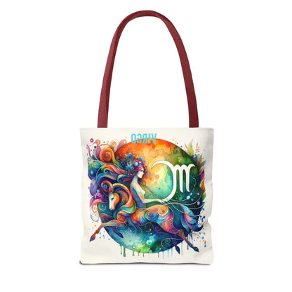 Virgo Zodiac Tote Bag: Stylish Craftsmanship Meets Practicality - Bags