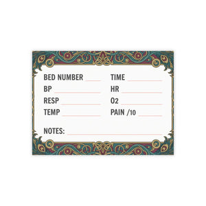 Vital Signs Nursing Pads – Bed Number Note - Dipaliz - Sticky Notes