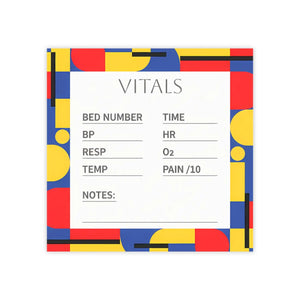 Vitals Medical Note Pads – Clinical Template - Dipaliz - Sticky Notes