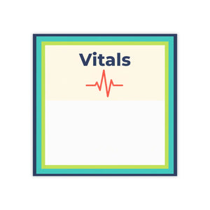 Vitals Medical Themed Sticky Notes Nurses - Dipaliz