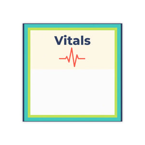 Vitals Medical Themed Sticky Notes Nurses - Dipaliz