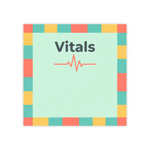 Vitals Sticky Note Pad – Medical use Case - Dipaliz - Notes