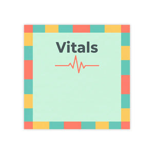 Vitals Sticky Note Pad – Medical use Case - Dipaliz - Notes