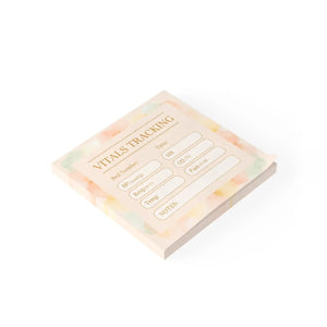 Vitals Tracking Caregiver Sticky Notepad - Dipaliz - Notes