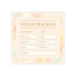 Vitals Tracking Caregiver Sticky Notepad - Dipaliz - Notes