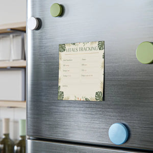 Vitals Tracking Floral Medical Sticky Notes - Dipaliz