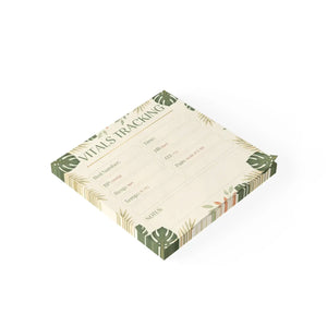 Vitals Tracking Floral Medical Sticky Notes - Dipaliz