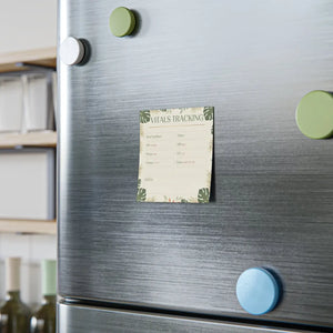 Vitals Tracking Floral Medical Sticky Notes - Dipaliz