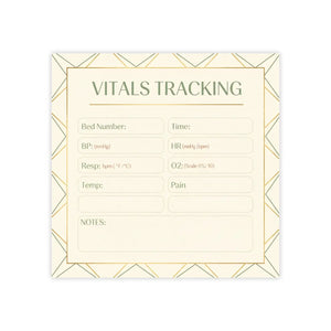 Vitals Tracking Note Pads – Medical Patient - Dipaliz - Sticky Notes