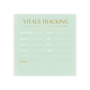 Vitals Tracking Pad – Nurse Patient Monitoring - Dipaliz - Sticky Notes