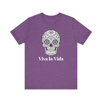 Viva La Vida Sugar Skull Unisex Jersey Tee - T-shirt