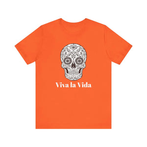 Cool Sugar Skull Unisex Jersey Tee - Ribbed Knit - Dipaliz - T-shirts