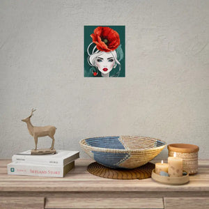 Poppy Flower Art Prints Multiple Orientations Vibrant - Dipaliz - 8″ x 10″ (vertical) / Semi Glossy - Posters & Visual