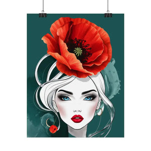 Poppy Flower Art Prints Multiple Orientations Vibrant - Dipaliz - Posters & Visual Artwork
