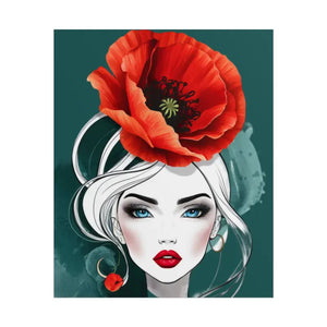 Poppy Flower Art Prints Multiple Orientations Vibrant - Dipaliz - Posters & Visual Artwork