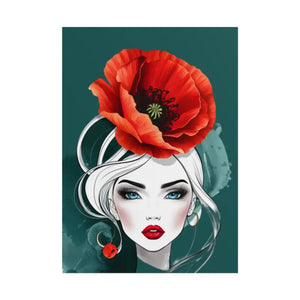 Poppy Flower Art Prints Multiple Orientations Vibrant - Dipaliz - Posters & Visual Artwork