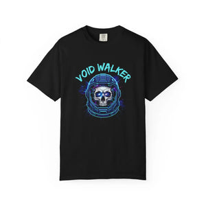 Void Walker Skull Tee - Neon Astronaut Graphic T-shirt - T-shirts
