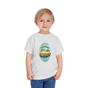 Toddler Tee Cute Car Comfort Style - Dipaliz - Athletic Heather / 2t - Baby & Clothing