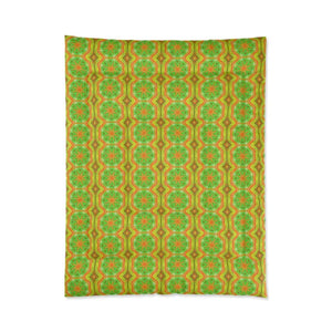 Yellow Geometrical Pattern Bedding Set - Modern Vibrant - Dipaliz - 68’’ × 88’’ - Quilts & Comforters