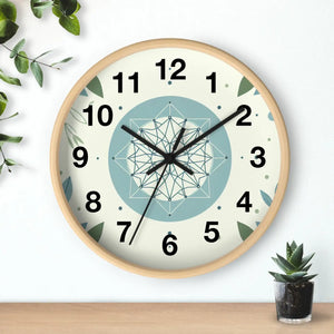 Abstract Art Wall Clock – Wood Nature Decor - Dipaliz - Clocks