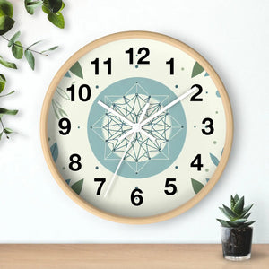 Abstract Art Wall Clock – Wood Nature Decor - Dipaliz - Clocks