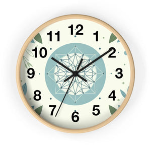 Abstract Art Wall Clock – Wood Nature Decor - Dipaliz - Clocks