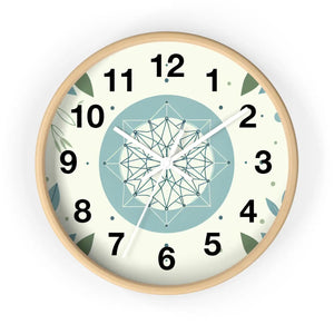 Abstract Art Wall Clock – Wood Nature Decor - Dipaliz - Clocks
