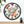 Abstract Geometric Wall Clock – Colorful Wood - Dipaliz - Clocks