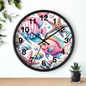 Fishes Wall Clock – Eco Friendly 12 Inch - Dipaliz - Clocks