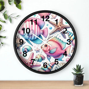 Fishes Wall Clock – Eco Friendly 12 Inch - Dipaliz - Clocks