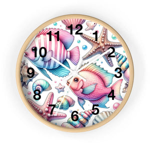 Fishes Wall Clock – Eco Friendly 12 Inch - Dipaliz - Clocks