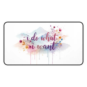 Floral Desk Mat – Neoprene Large Computer Pad - Dipaliz - Mouse Pads