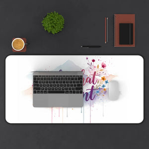 Floral Desk Mat – Neoprene Large Computer Pad - Dipaliz - Mouse Pads